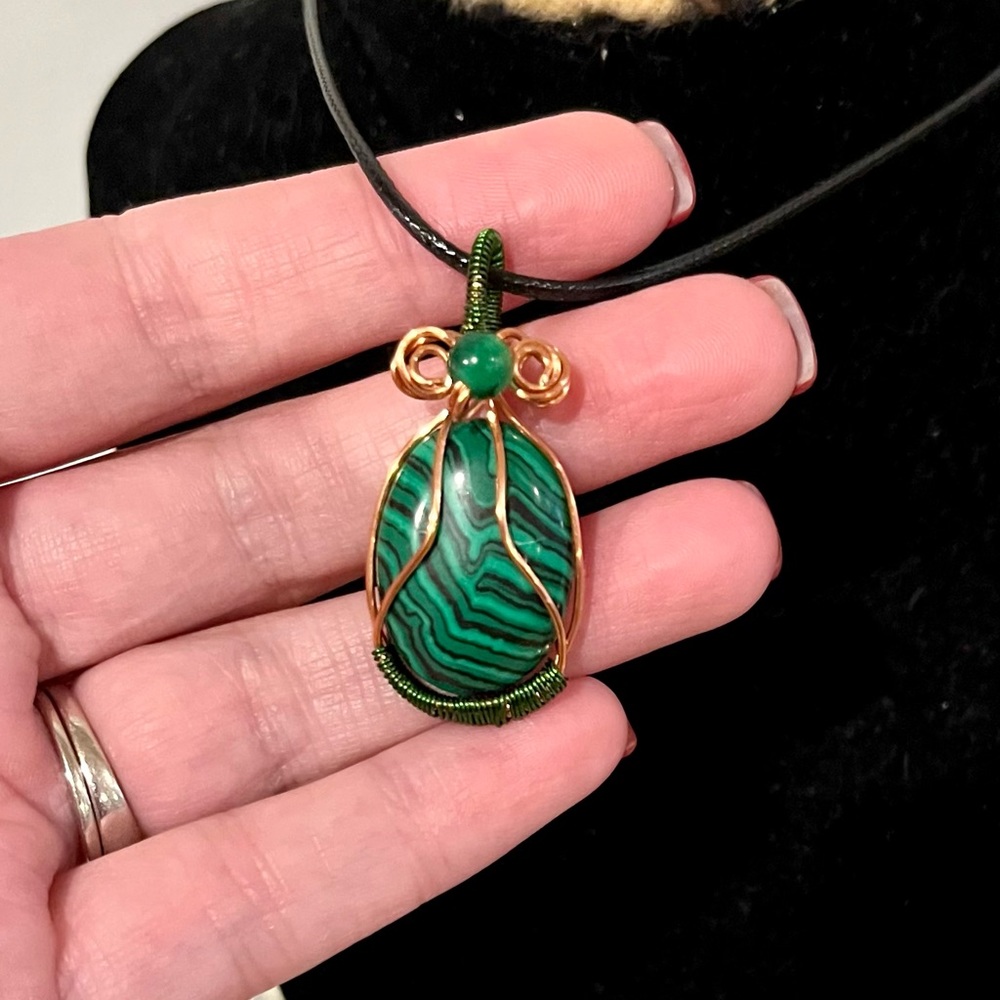 Malachite necklace